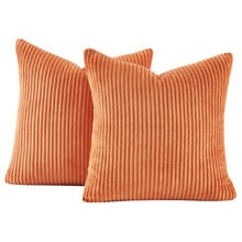 Gracie Corduroy Velvet European Pillowcases (Set of 2)